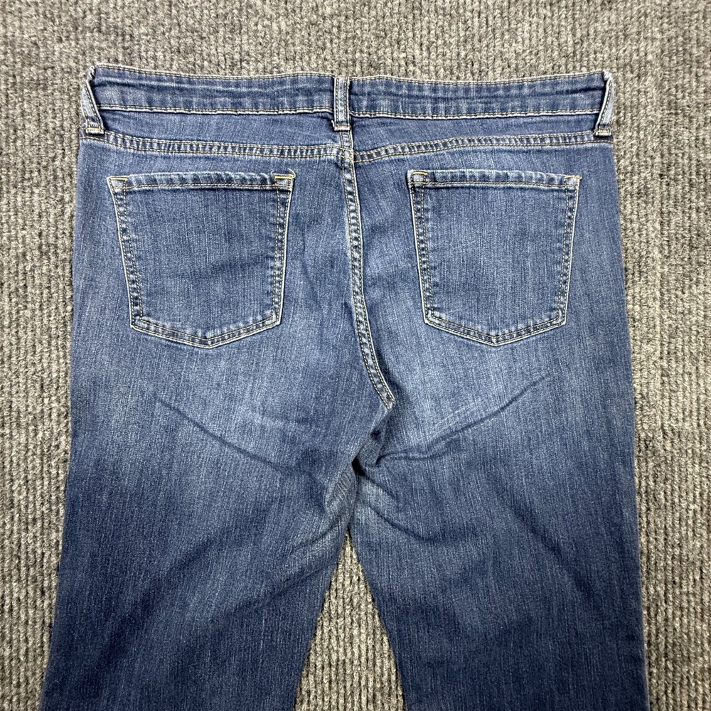 Gap Sexy Bootcut Fit Jeans Tinted Dark Wash Blue Denim 14/32R S/346418-00 - Picture 11 of 14